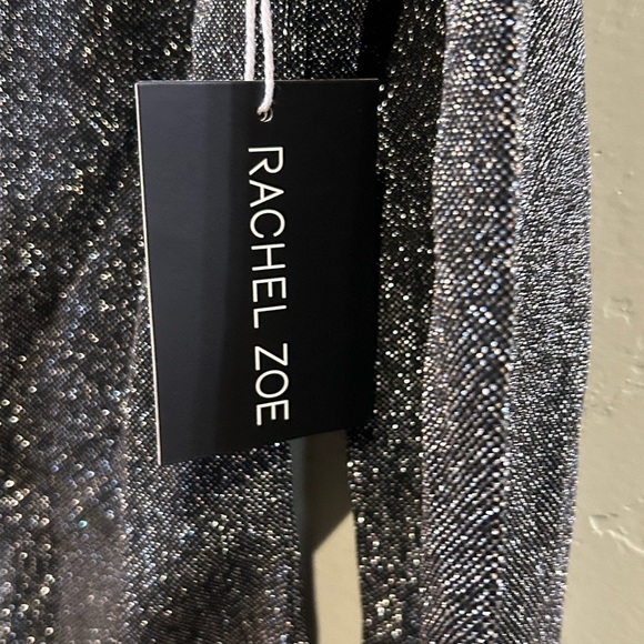 RACHEL ZOE 2 Piece Silver Metallic Shimmer Pajama Set. Women’s Size Medium. - Picture 4 of 9